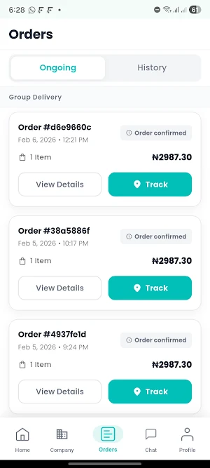 Froot-az Ordering Screenshot 1