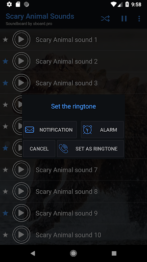 Scary Animal Sounds ~ Sboard.pro Screenshot 2