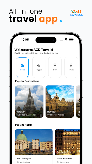 AGD Travels: Hotel Booking Screenshot 0