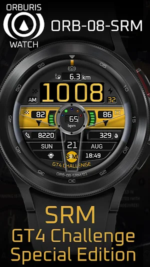 ORB-08-SRM Watch Face Screenshot 0