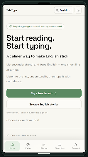 TaleType: Learn English Screenshot 3