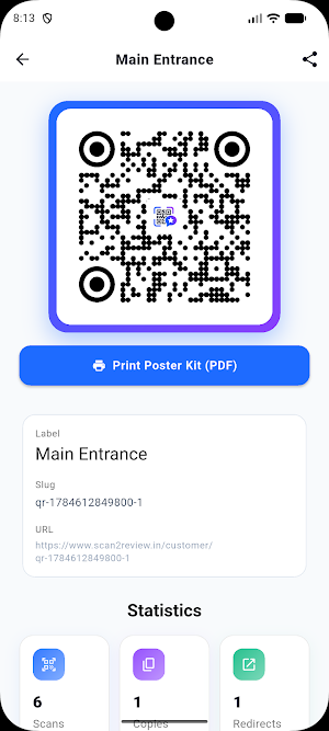 Scan2Review: QR Reviews Screenshot 1
