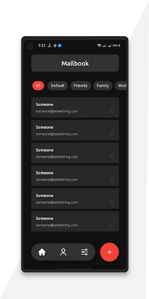 Mailbook Screenshot 1