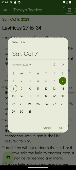 Bible In A Year Screenshot 2