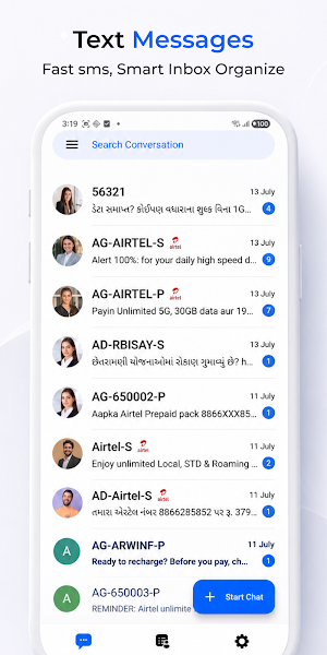 Messages: SMS Text App Screenshot 1