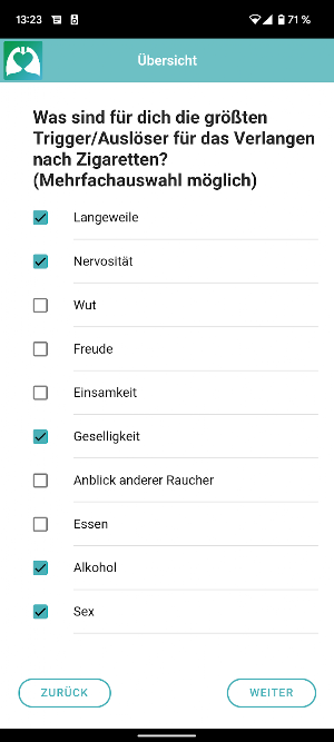 Rauchstopp Coach Screenshot 2