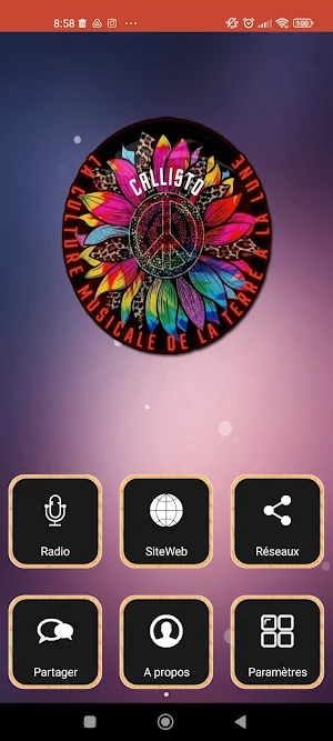 Callisto la webradio Screenshot 1