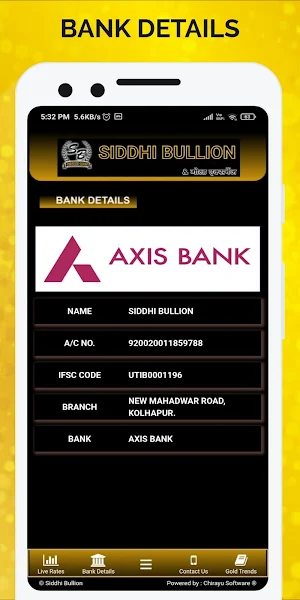 Siddhi Bullion Screenshot 2