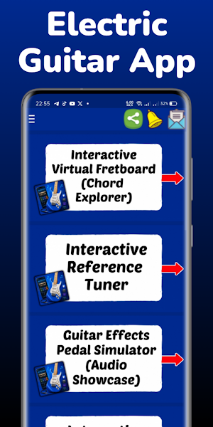 Electric Guitar App Screenshot 1
