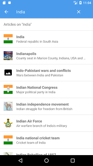 Search Wikipedia Screenshot 2