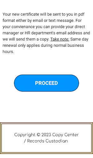 PSIRA Certification Renewal Screenshot 3