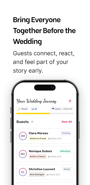 Nupta: Wedding RSVP & Photos Screenshot 1