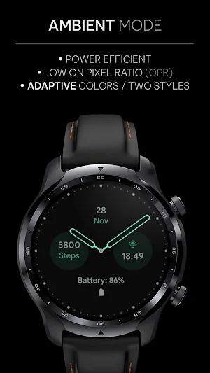 Awf Analog PRO: Watch face Screenshot 2