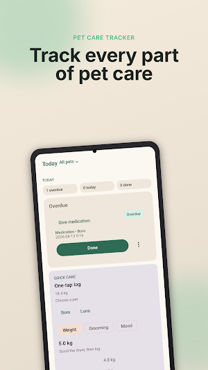 PetCare: Pet Care Tracker Screenshot 0