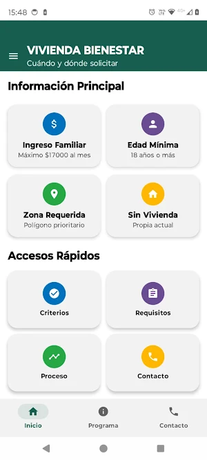 Apoyo Vivienda info Screenshot 0
