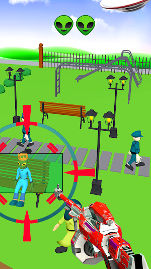 Find & Alien Shooting Games Screenshot 0