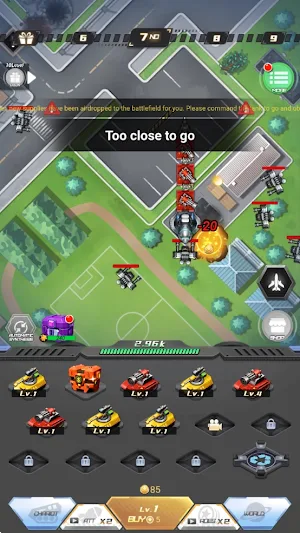 Synthetic tank Screenshot 1