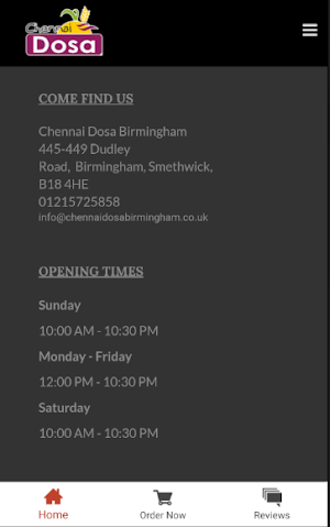 Chennai Dosa Screenshot 1