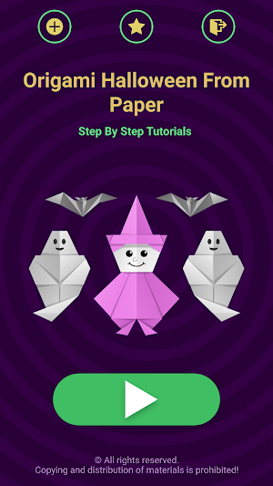 Origami Halloween From Paper Screenshot 1
