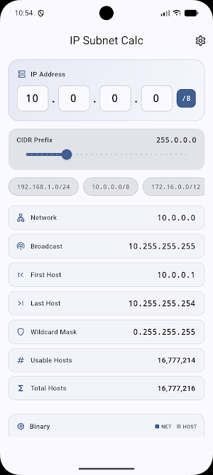 IP Subnet Calculator: CIDR Screenshot 2