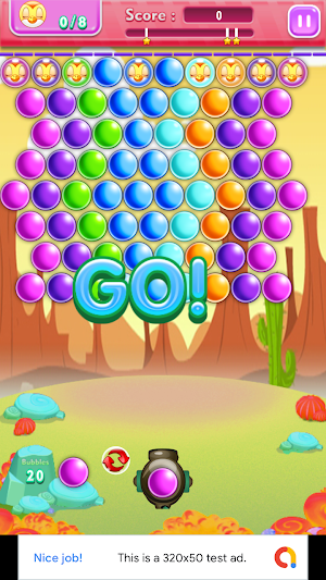 Bubble Birds-Rescue Shootout Screenshot 1