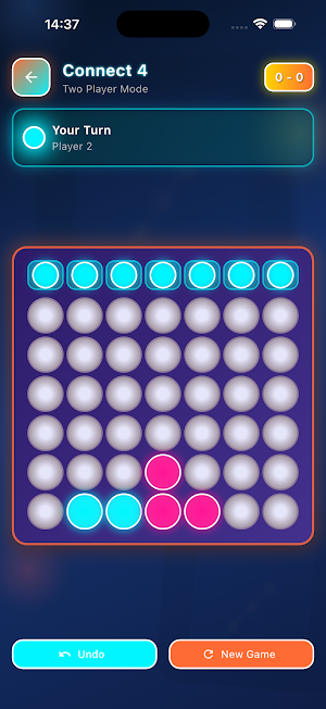 4 in a Row Connecting Game Screenshot 0