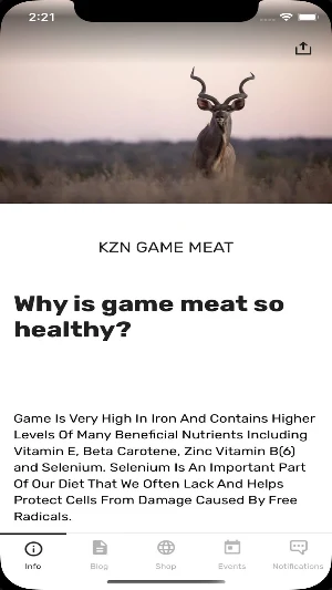 KZN Game Meat Screenshot 1