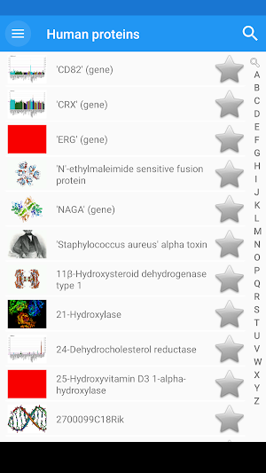 Human proteins Screenshot 0