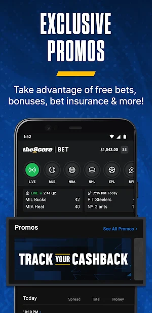 theScore Bet: Sports Bettin‪g Screenshot 3
