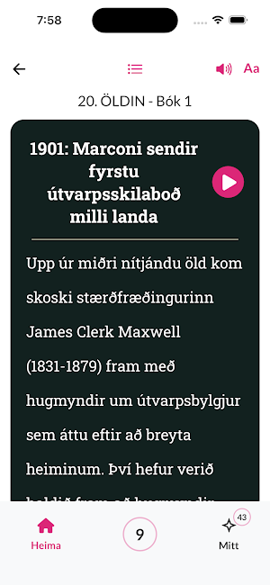 Heimalestur Screenshot 3