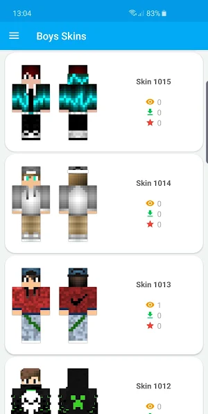 Boys Skins Screenshot 3