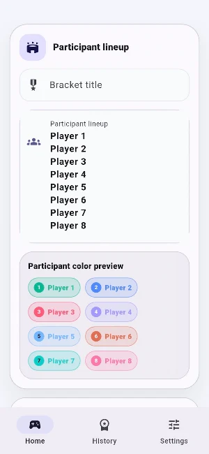 Tournament Bracket Maker Screenshot 2