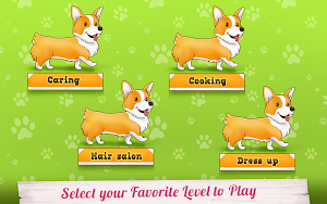Cute Corgis Caring and Dressup Screenshot 1
