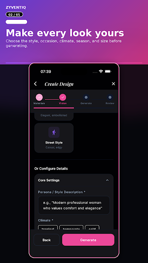 SpiffCrafter: AI Fashion Screenshot 2