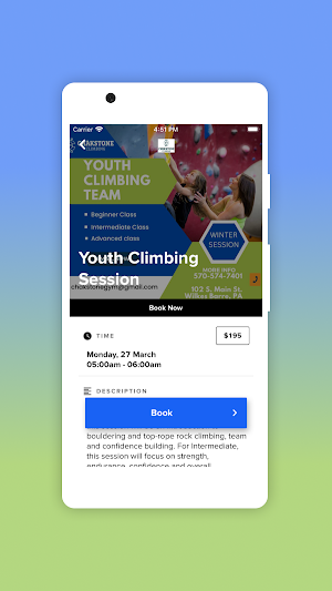 Chakstone Climbing & Fitness Screenshot 2