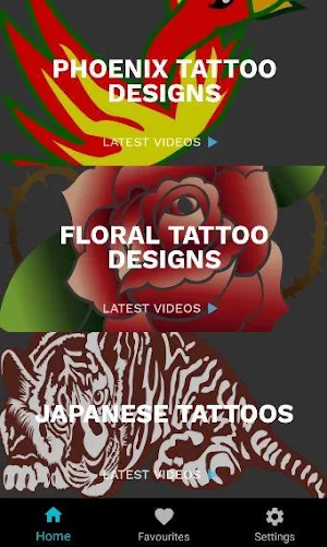 Learn to Draw Tattoo: Easy Tattoo Designs Offline Screenshot 0