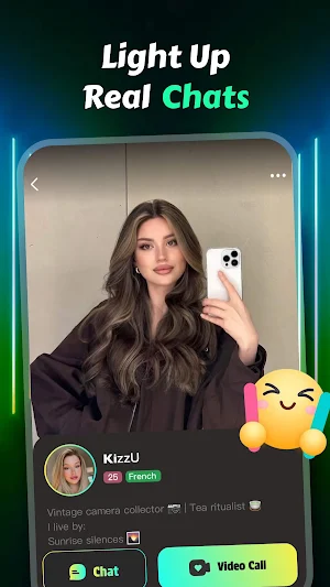 KizzU - Chat Easy, Link Hearts Screenshot 2