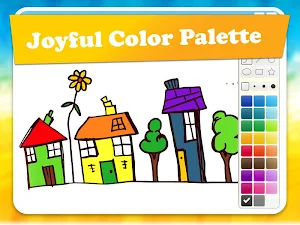 Whiteboard for kids: toddlers draw and color board Screenshot 3