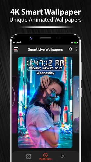 Digital live wallpapers 3D Screenshot 0