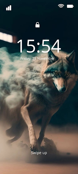 Aesthetic Wolf Wallpaper 4K Screenshot 3
