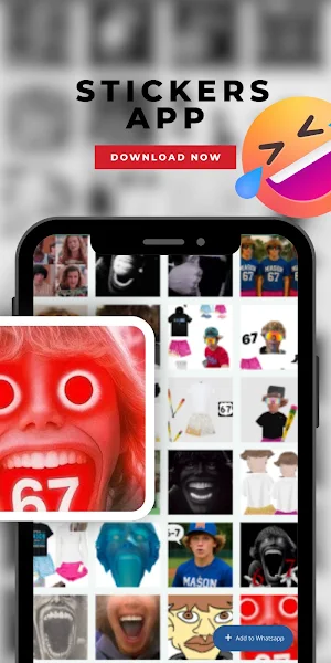 67 Kids Mason Stickers Screenshot 3