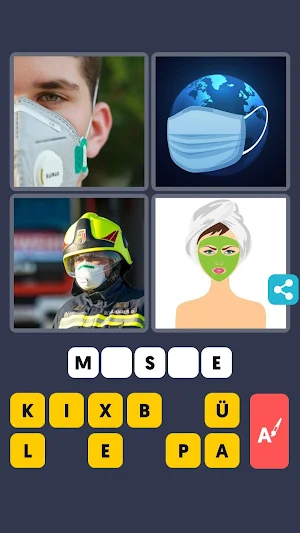 4 Bilder & 1 Wort Rätsel Spiel Screenshot 2