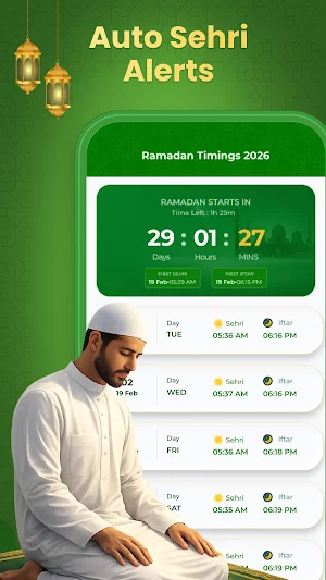 Ramadan: Muslim Prayer Times Screenshot 2