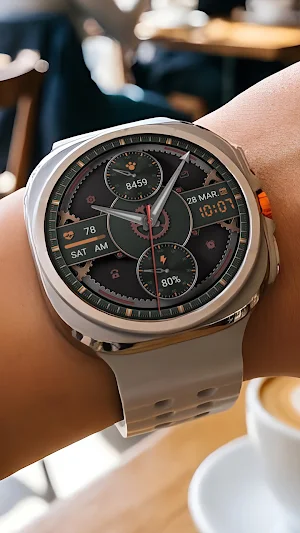 ZKin Watch Face Agate Orange Screenshot 0