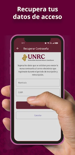 Credencial UNRC Alumnos Screenshot 2