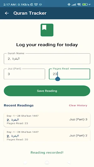 My Ramadan Diary Screenshot 3