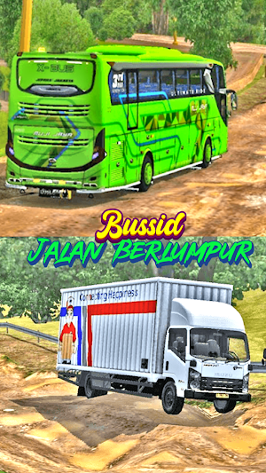 Mod Jalan Rusak Bussid Lumpur Screenshot 0