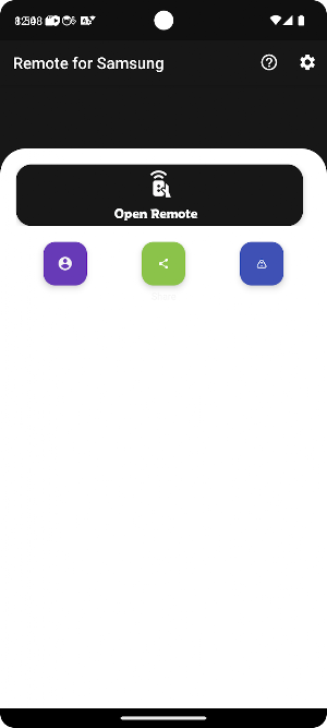 Universal Remote for samsung Screenshot 0