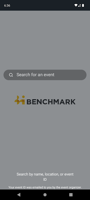 Benchmark Events Screenshot 1