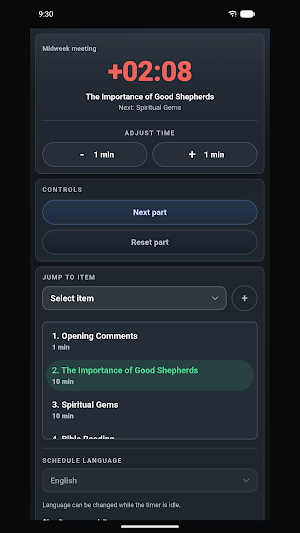 Hall Clock Screenshot 2